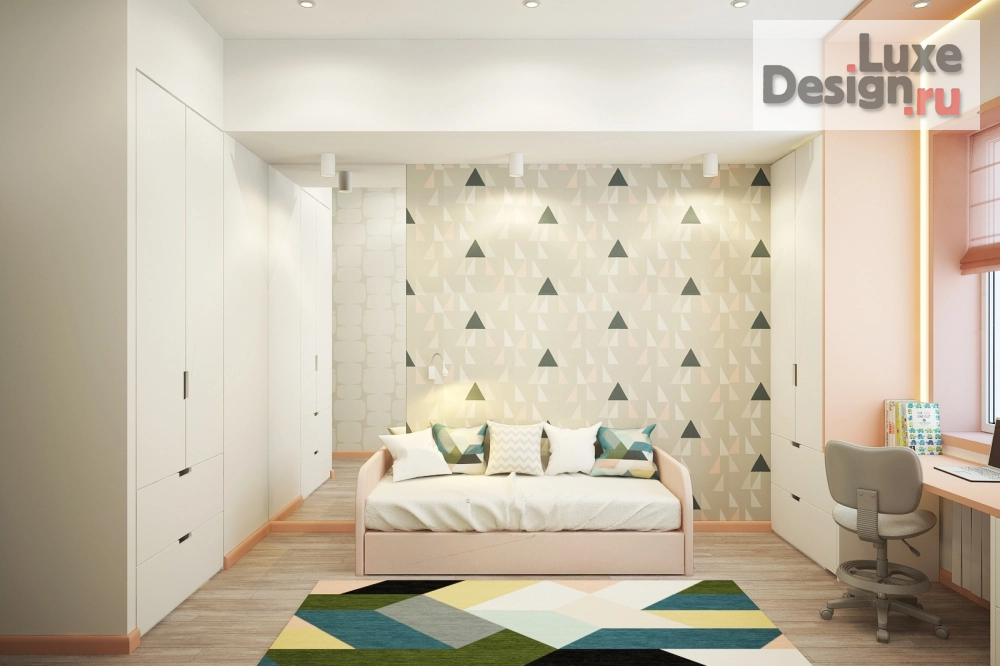 Дизайн интерьера трехкомнатной квартиры "ЖК "Мирный" г. Сургут Дизайн трехкомнатной квартиры 90м2" (фото 36)