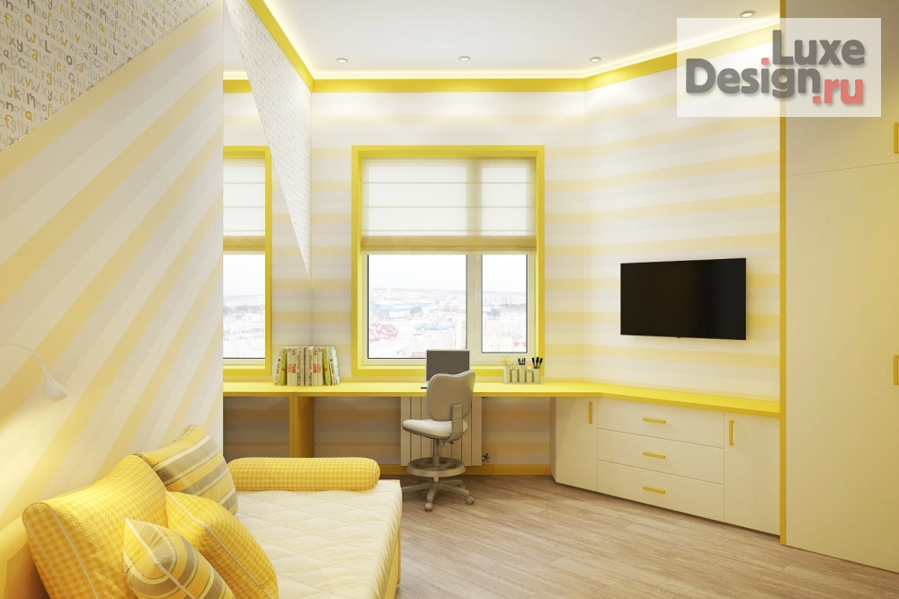 Дизайн интерьера трехкомнатной квартиры "ЖК "Мирный" г. Сургут Дизайн трехкомнатной квартиры 90м2" (фото 31)