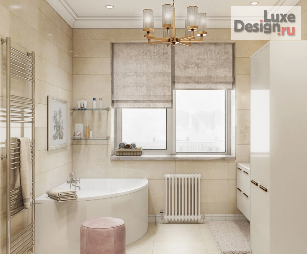 Дизайн интерьера четырехкомнатной квартиры "Комфорт для жизни. Проект квартиры в стиле современная классика" (фото 12) от дизайнера Анна Сакаро Дизайн интерьера четырехкомнатной квартиры "Комфорт для жизни. Проект квартиры в стиле современная классика" (фото 12)