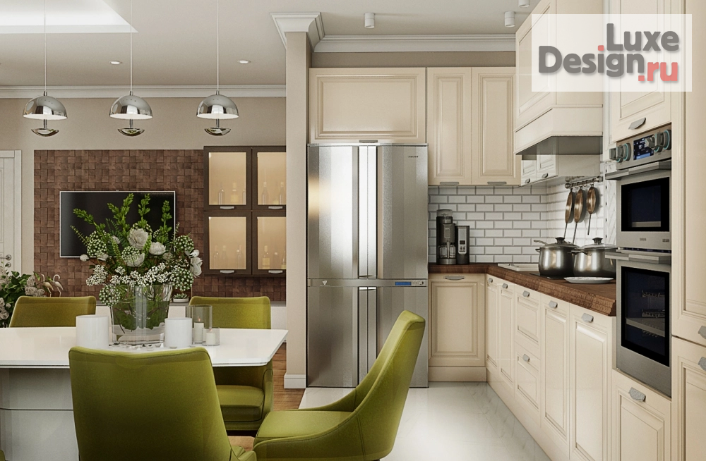 Дизайн интерьера четырехкомнатной квартиры "Комфорт для жизни. Проект квартиры в стиле современная классика" (фото 1) от дизайнера Анна Сакаро Дизайн интерьера четырехкомнатной квартиры "Комфорт для жизни. Проект квартиры в стиле современная классика" (фото 1)