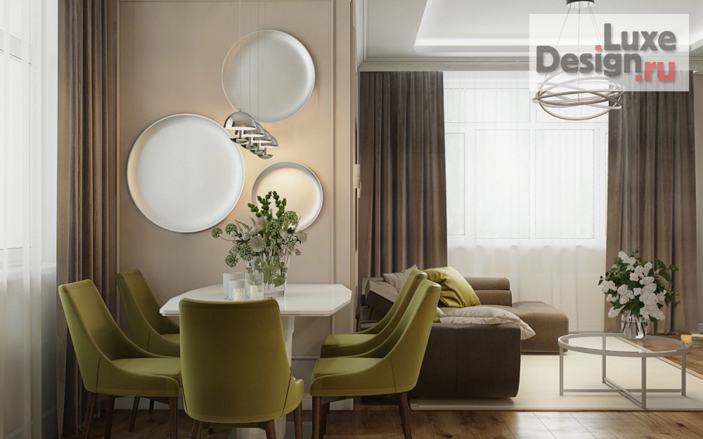 Дизайн интерьера четырехкомнатной квартиры "Комфорт для жизни. Проект квартиры в стиле современная классика" (фото 2) от дизайнера Анна Сакаро Дизайн интерьера четырехкомнатной квартиры "Комфорт для жизни. Проект квартиры в стиле современная классика" (фото 2)