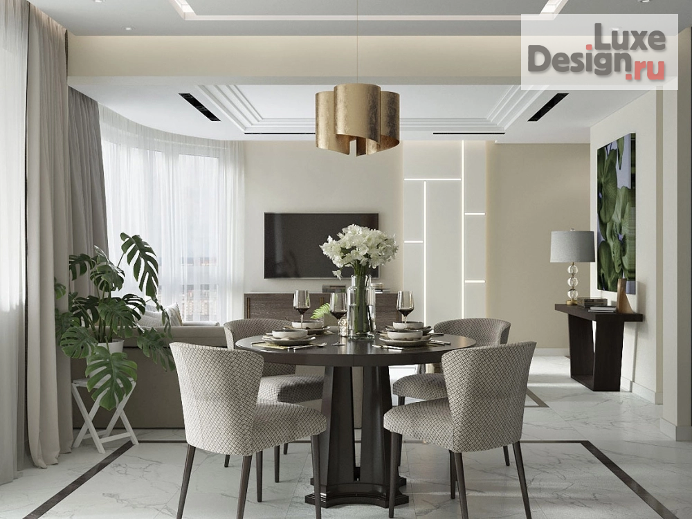 Дизайн интерьера квартиры "Дизайн интерьера квартиры площадью 107 метров кв." (фото 3)