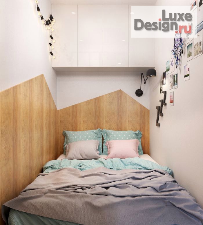 Дизайн интерьера двухкомнатной квартиры "Интерьер с элементами дерева" (фото 5)