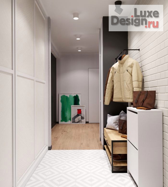 Дизайн интерьера двухкомнатной квартиры "Интерьер с элементами дерева" (фото 10)