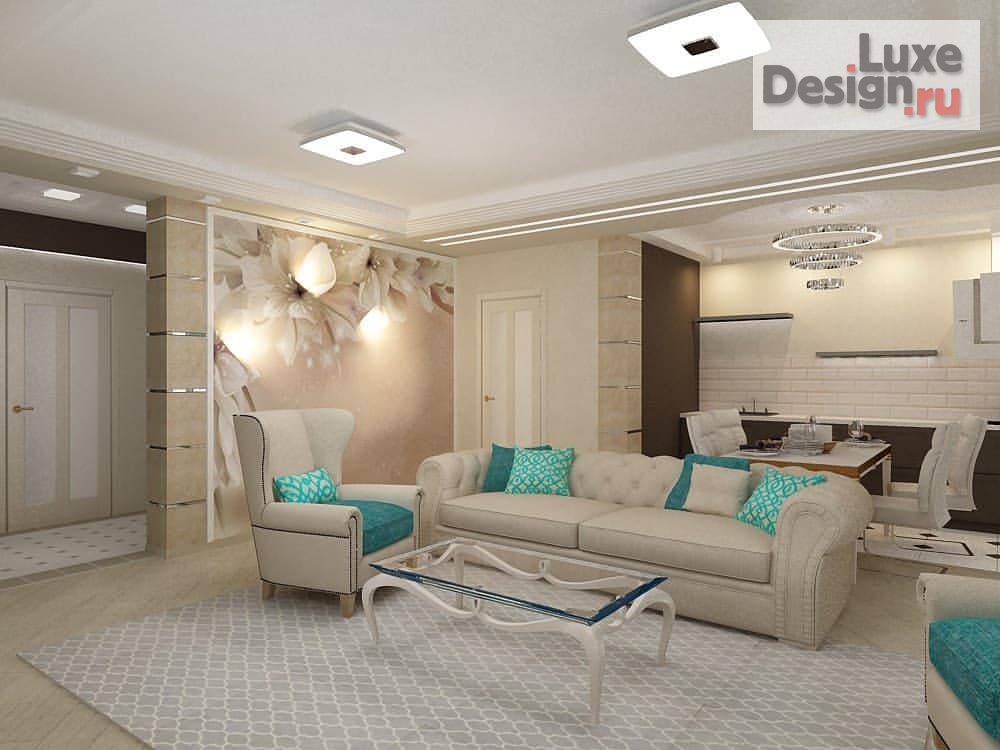 Дизайн интерьера гостиной "Проект гостиной" (фото 1)