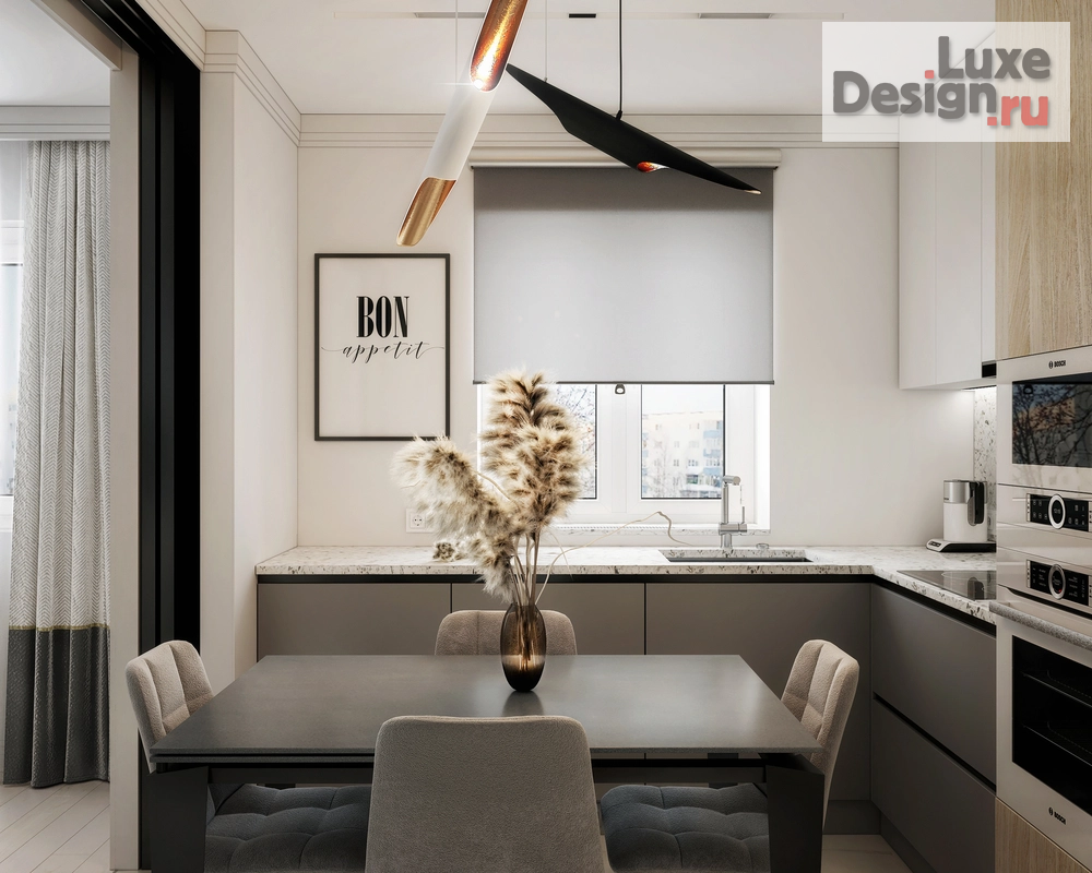 Дизайн интерьера трехкомнатной квартиры "Дизайн-проект г. Когалым" (фото 3)